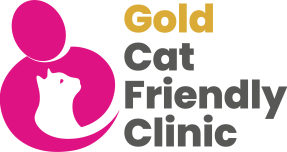 Cat Friendly Clinic Gold Standard Logo